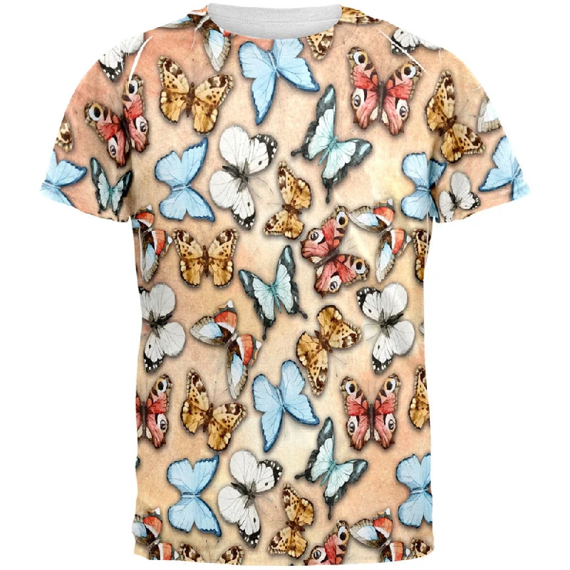 Relaxed Fit T-ShirtsButterflies All Over Adult T-Shirt