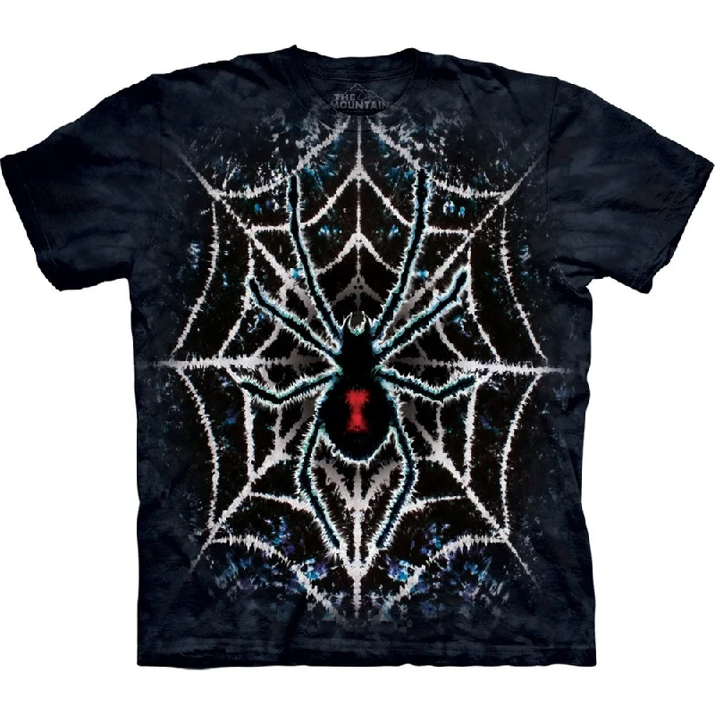 Sheer T-ShirtsSpider Web Tie-Dye T-Shirt