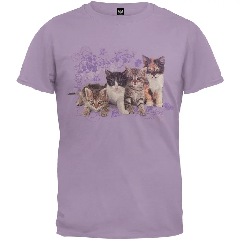 Cycling T-ShirtsKitten Row Lavender T-Shirt