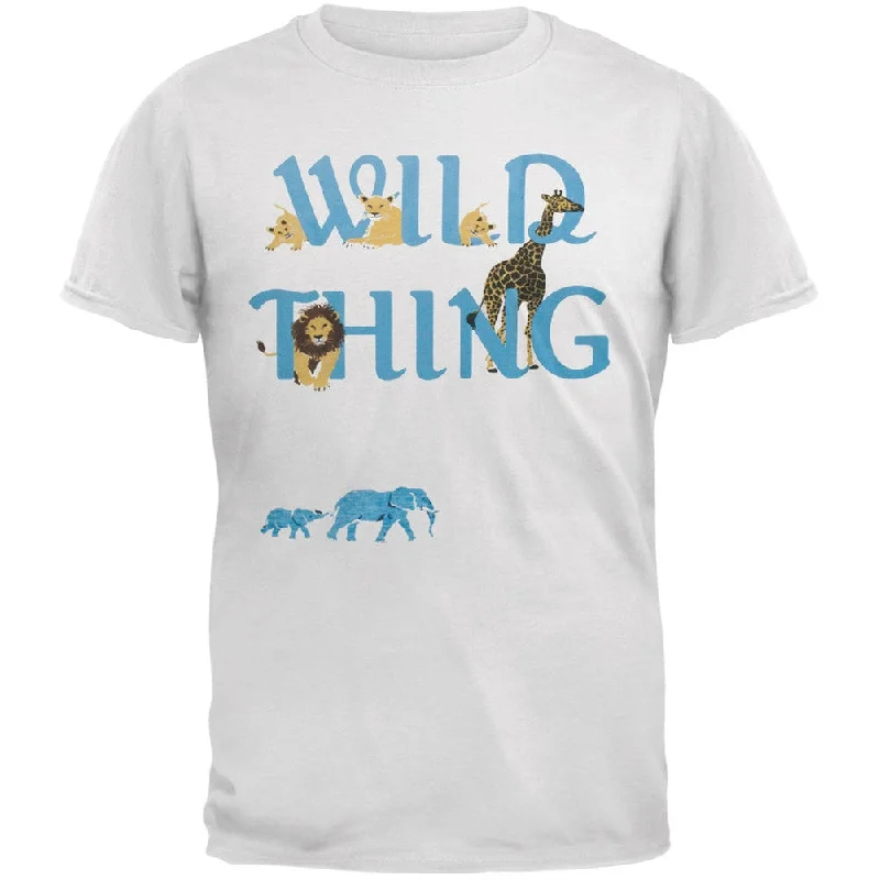 Tie-Dye T-ShirtsWild Thing Safari Animals Adult T-Shirt