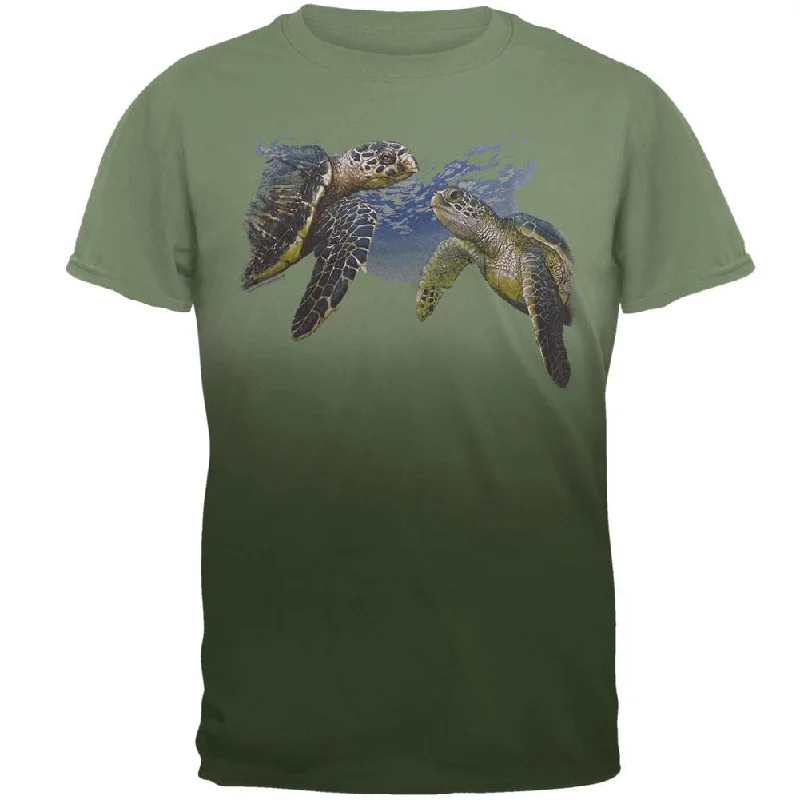 Embroidered T-ShirtsSea Turtles Under Water Adult T-Shirt