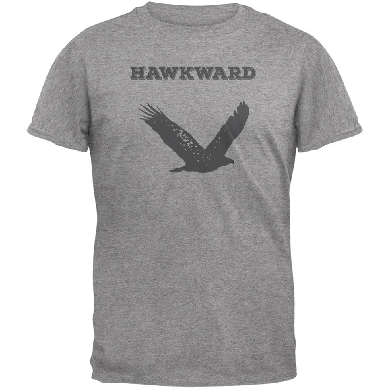 Designer T-ShirtsPAWS - Hawk Hawkward Heather Adult T-Shirt