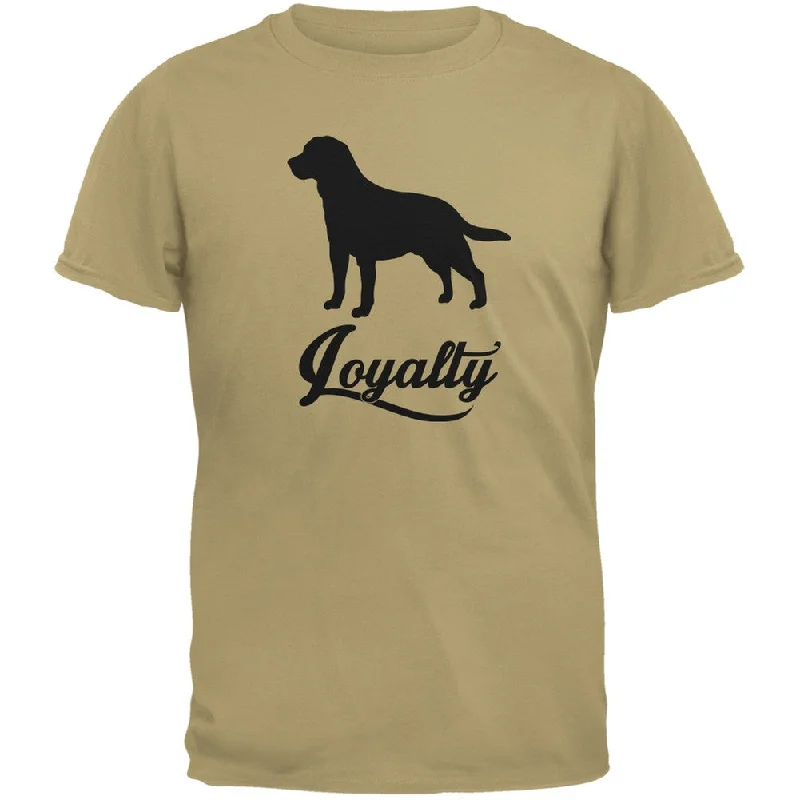 Running T-ShirtsLabrador Loyalty Tan Adult T-Shirt