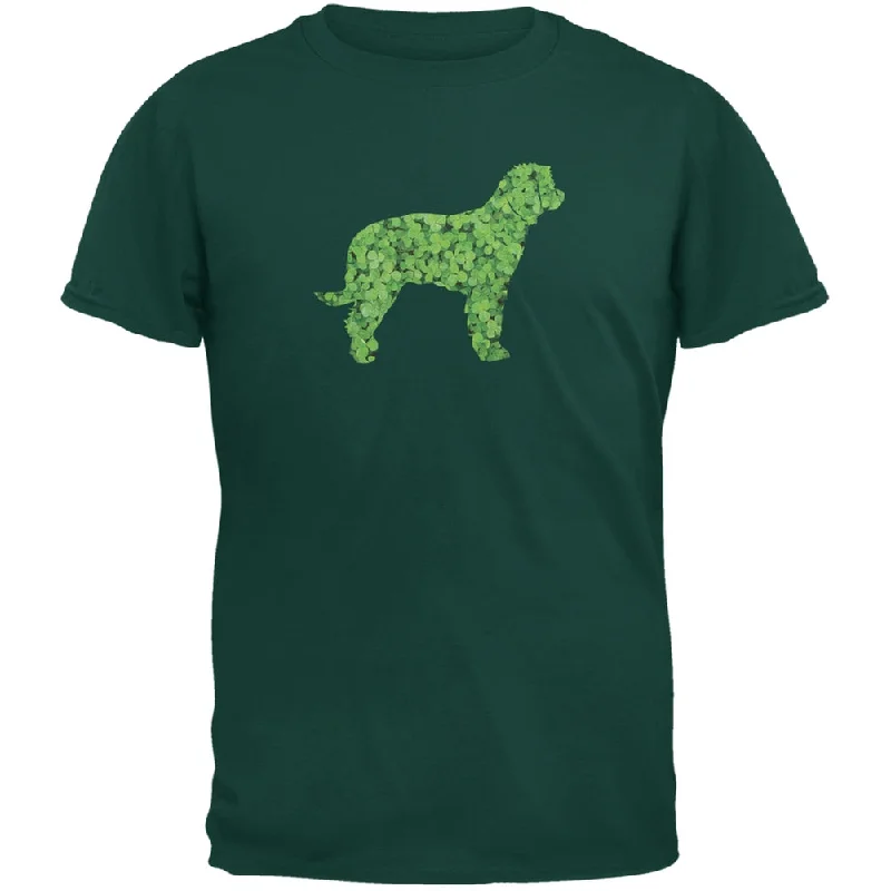 Travel T-ShirtsSt. Patricks Day - Labrador Retriever Shamrock Forest Adult T-Shirt