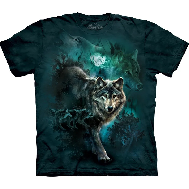 Artist T-ShirtsWolves Walking in the Night T-Shirt