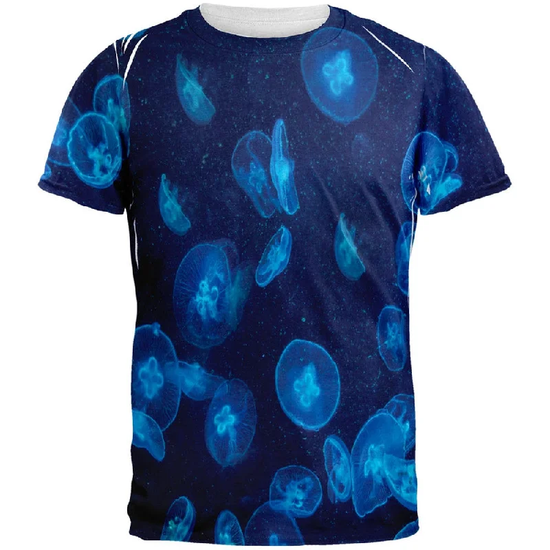 Graphic T-ShirtsJelly Fish All Over Adult T-Shirt