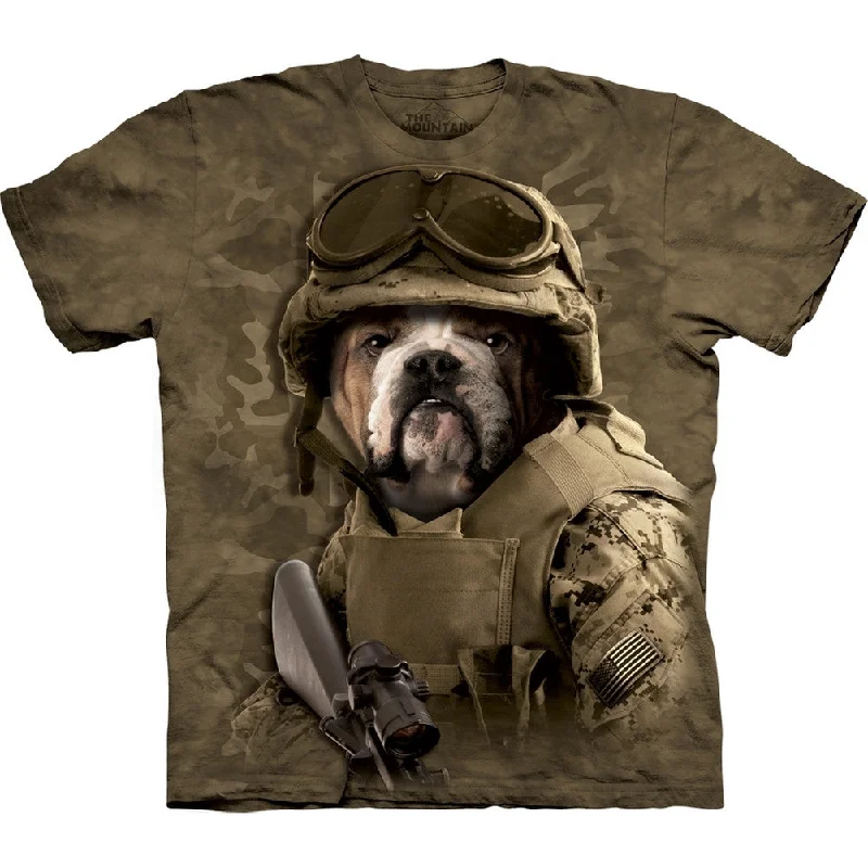 Band Merch T-ShirtsThe Mountain - Combat Sam Bulldog Mens Tie-Dye T Shirt