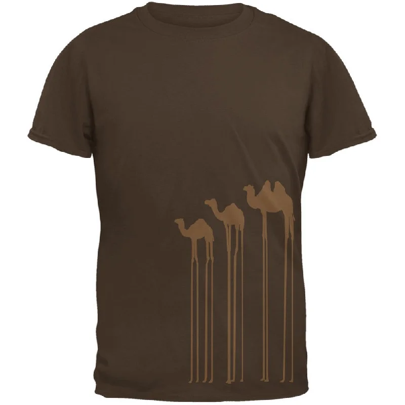 Band Merch T-ShirtsSurreal Camels Brown Adult T-Shirt