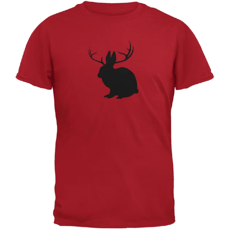 Yoga T-ShirtsJackalope Red Adult T-Shirt