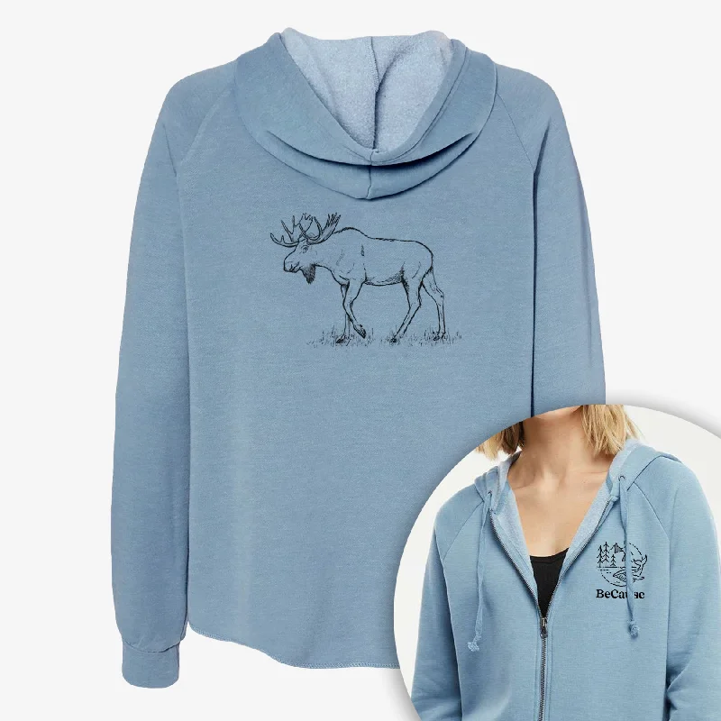 Zip-Up HoodiesBull Moose - Alces alces - Women's Cali Wave Zip-Up Sweatshirt