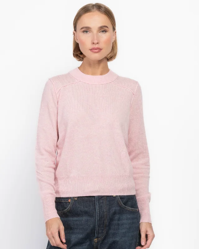 Cropped Reverse Seam SweaterCroptoplinen