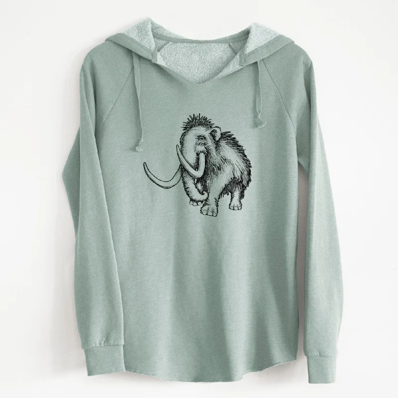 Lace-Up HoodiesWoolly Mammoth - Mammuthus Primigenius - Cali Wave Hooded Sweatshirt