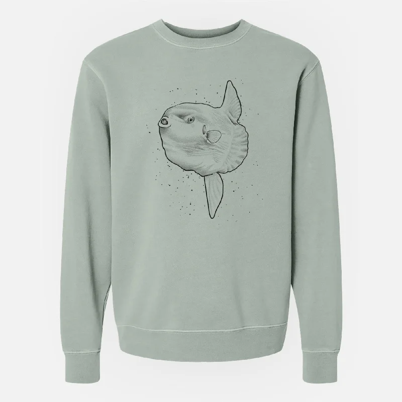 Limited Edition HoodiesOcean Sunfish - Mola mola - Unisex Pigment Dyed Crew Sweatshirt