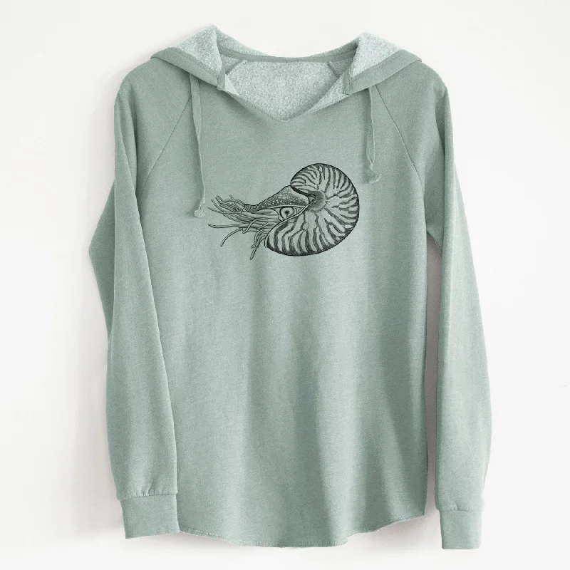 Lace-Up HoodiesPalau Nautilus - Nautilus belauensis - Cali Wave Hooded Sweatshirt