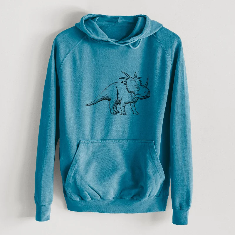 Athletic HoodiesStyracosaurus Albertensis  - Mid-Weight Unisex Vintage 100% Cotton Hoodie