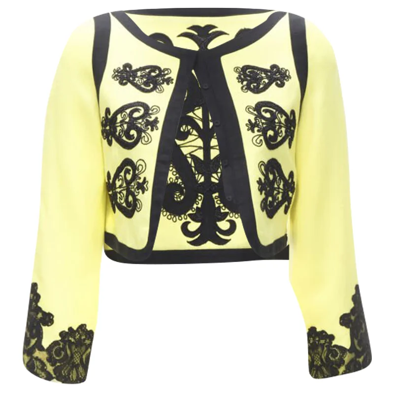 Christian Lacroix Matador embroidery cropped jacketCroptopstyle