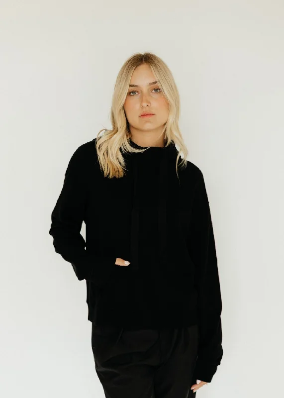 Waterproof HoodiesVelvet Ojai Sweatshirt in Black