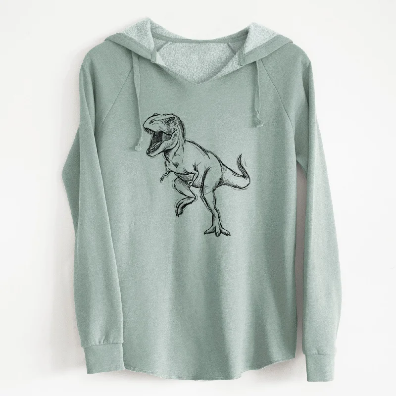 Longline HoodiesTyrannosaurus Rex - Cali Wave Hooded Sweatshirt