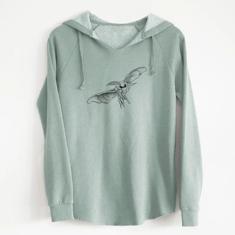 Festival SweatshirtsDomestic Silk Moth - Bombyx mori - Cali Wave Hooded Sweatshirt