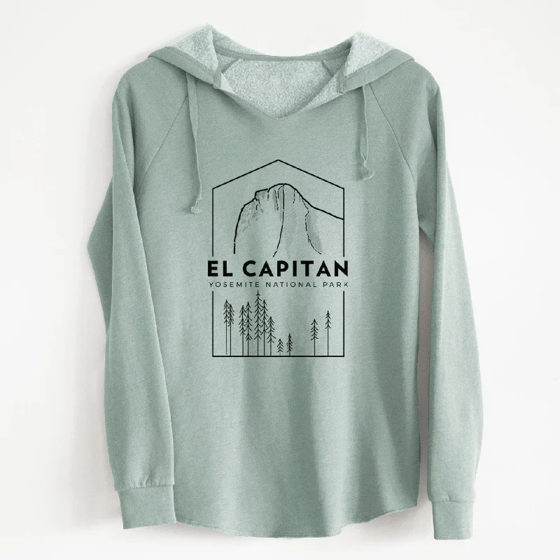 Cotton HoodiesEl Capitan - Yosemite National Park - Cali Wave Hooded Sweatshirt