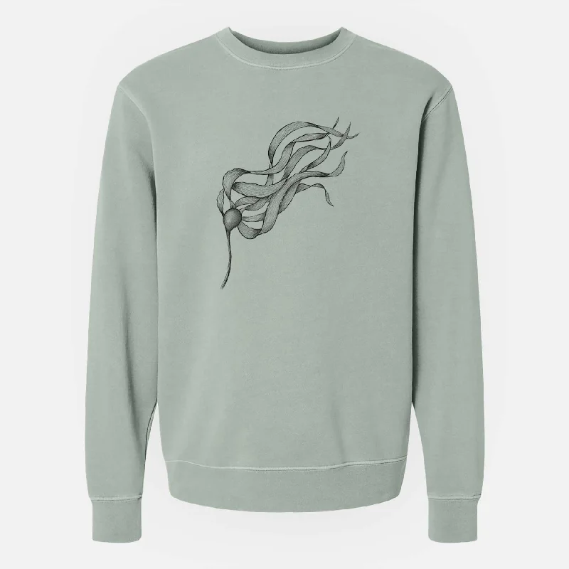 Urban HoodiesBull Kelp - Nereocystis Luetkeana - Unisex Pigment Dyed Crew Sweatshirt