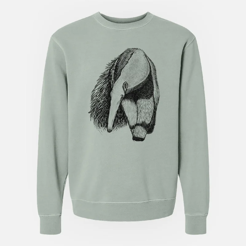 Glitter SweatshirtsGiant Anteater - Myrmecophaga tridactyla - Unisex Pigment Dyed Crew Sweatshirt