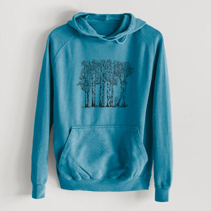 Vintage HoodiesQuaking Aspens - Populus tremuloides  - Mid-Weight Unisex Vintage 100% Cotton Hoodie