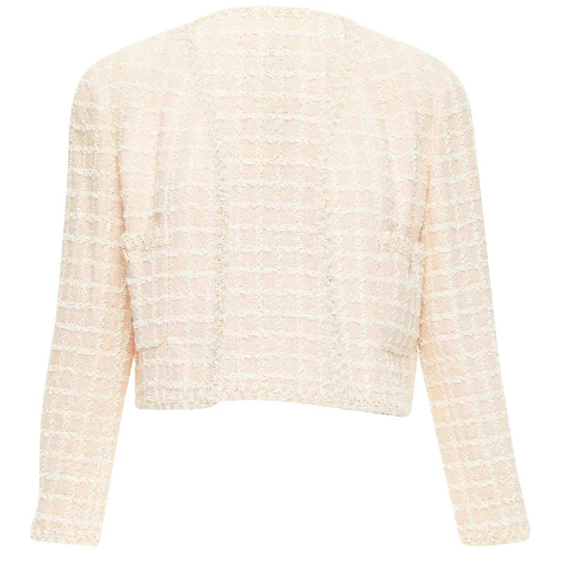 Chanel cotton tweed cropped jacketCroptoplook