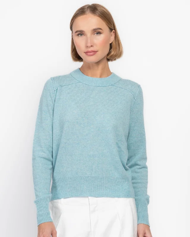 Cropped Reverse Seam SweaterCroptopsilk