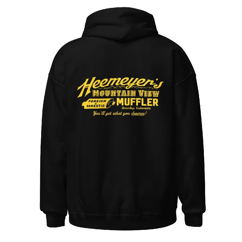 Sequined HoodiesHeemeyer's Mountain View Muffler Shop Hoodie