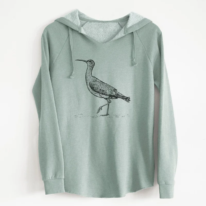 Glitter SweatshirtsEskimo Curlew - Numenius borealis - Cali Wave Hooded Sweatshirt