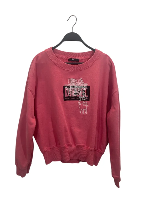 Skateboard SweatshirtsDIESEL/Sweatshirt/S/Cotton/PNK/RN 93243