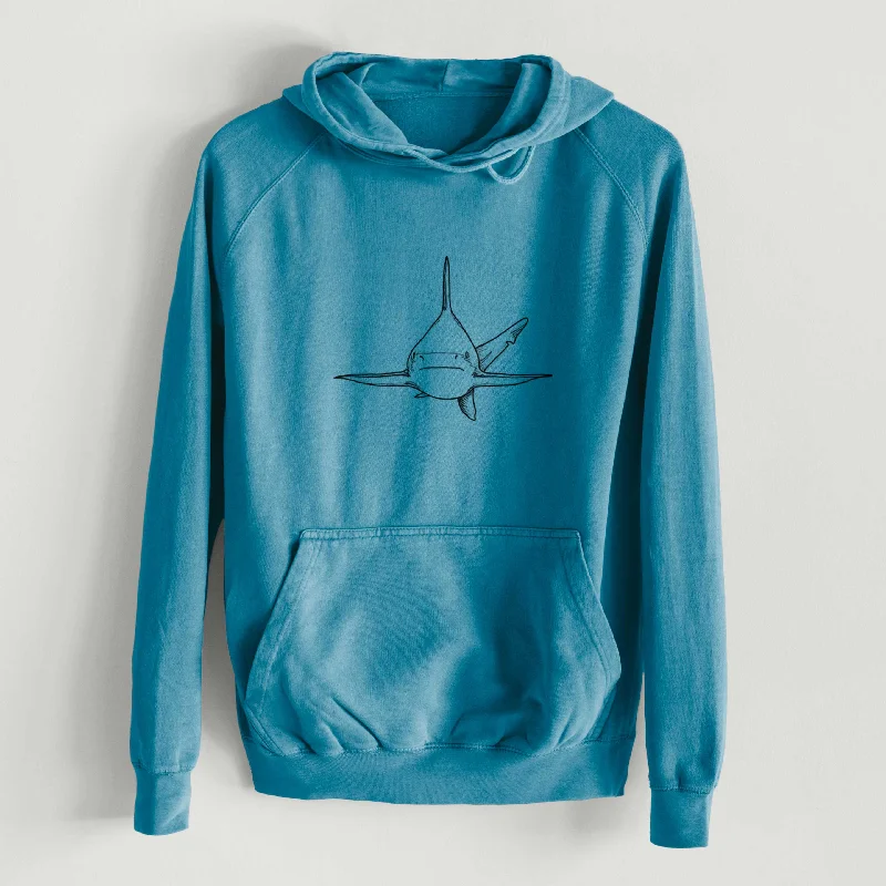 Reflective HoodiesSilvertip Shark Front  - Mid-Weight Unisex Vintage 100% Cotton Hoodie