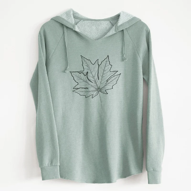 Retro HoodiesBigleaf Maple - Acer macrophyllum - Cali Wave Hooded Sweatshirt