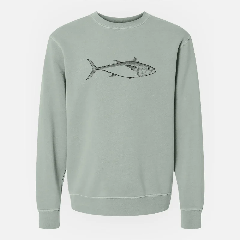 Embellished SweatshirtsAtlantic Bluefin Tuna - Thunnus thynnus - Unisex Pigment Dyed Crew Sweatshirt