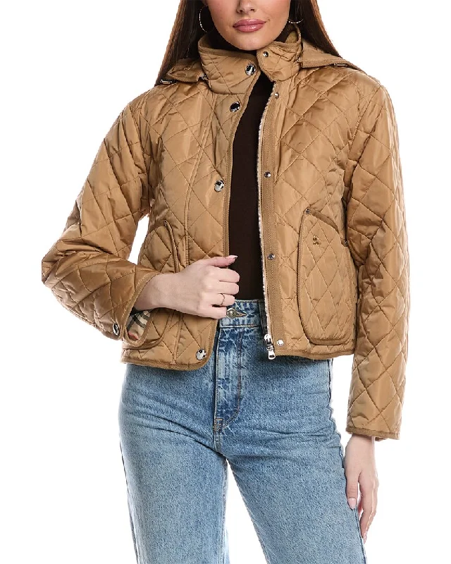 Burberry Cropped Quilted JacketCroptopenthusiast