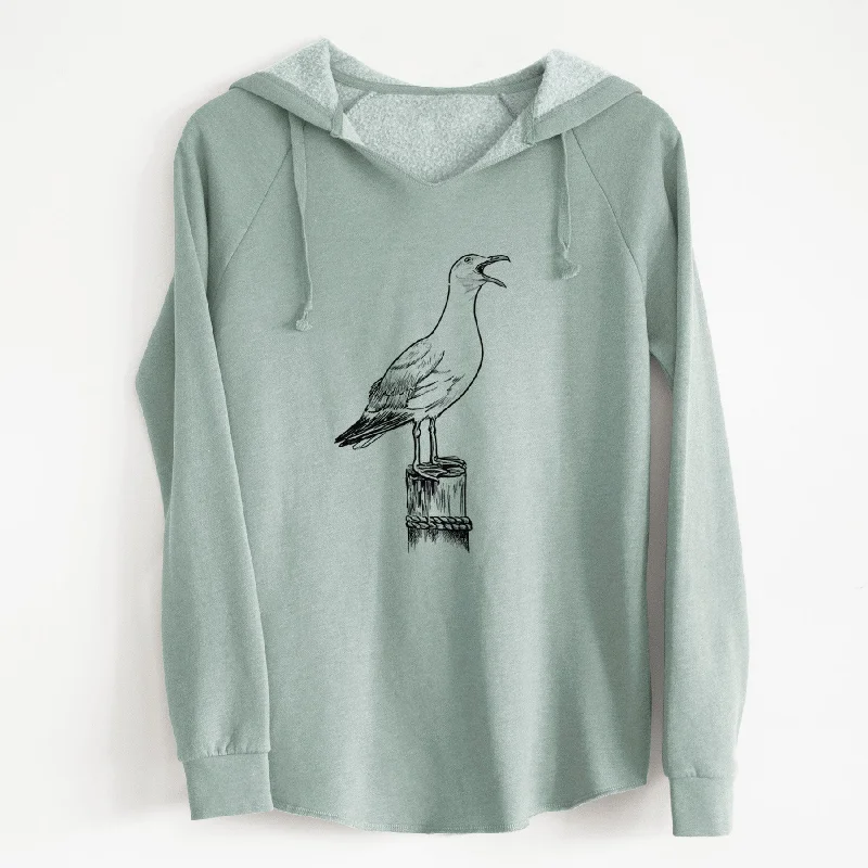 Painted HoodiesCalifornia Gull - Larus californicus - Cali Wave Hooded Sweatshirt