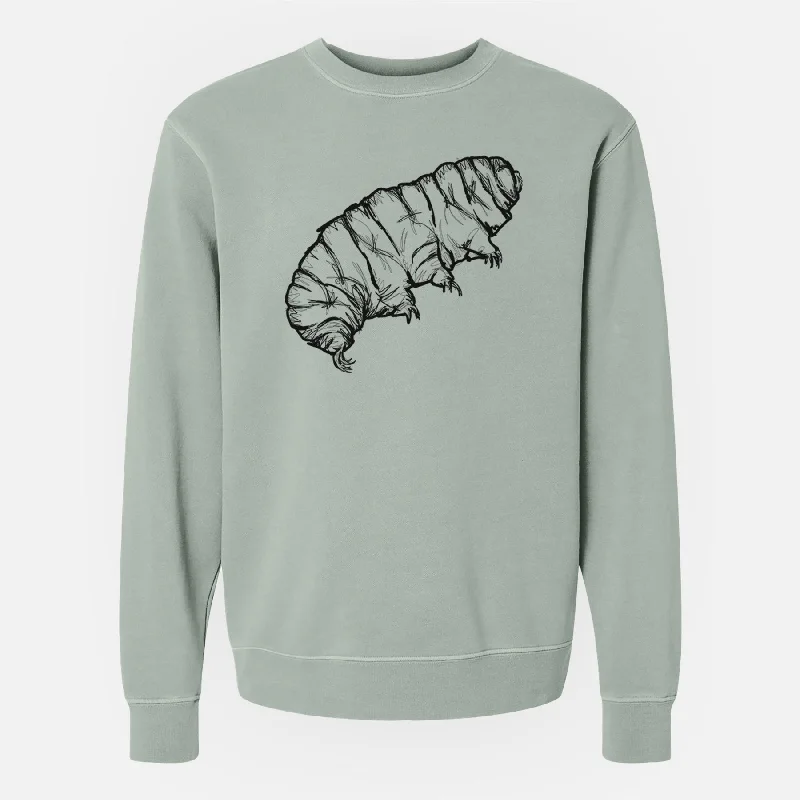 Painted HoodiesTardigrade - Tardigrada - Unisex Pigment Dyed Crew Sweatshirt