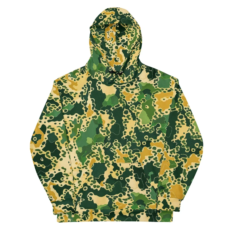 Quilted SweatshirtsPlane Tree Sycamore Camouflage Hoodie