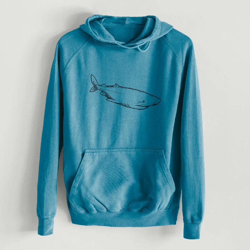 Compression SweatshirtsGreenland Shark  - Mid-Weight Unisex Vintage 100% Cotton Hoodie