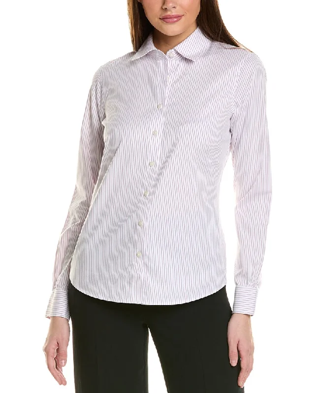 Brooks Brothers Fitted BlouseAsymmetrical Shirts