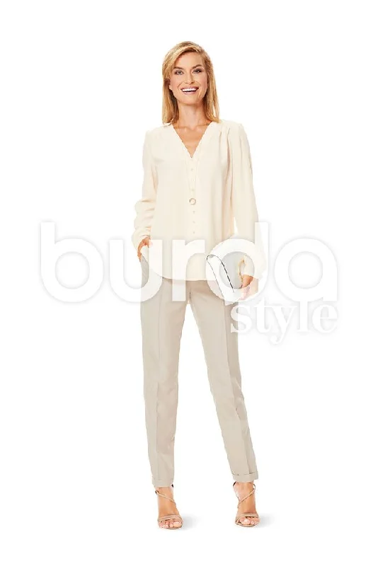 Burda Blouse 6632Button-Down Shirts