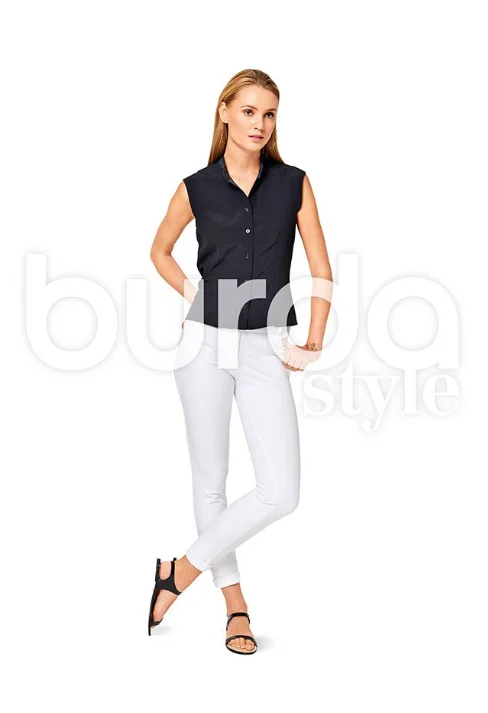 Burda Blouses 6527Studded Shirts