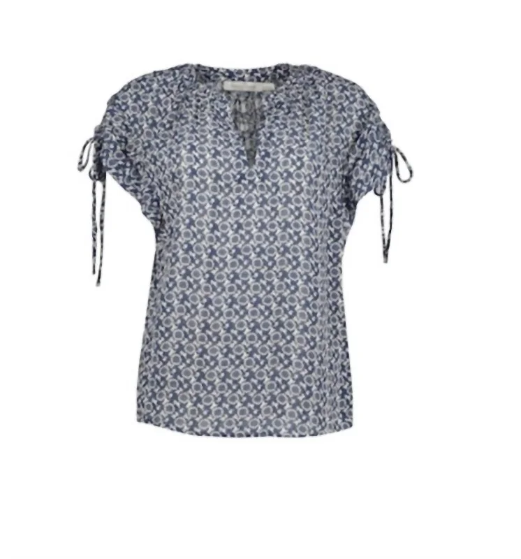 Luna Blouse In BlueCycling Shirts