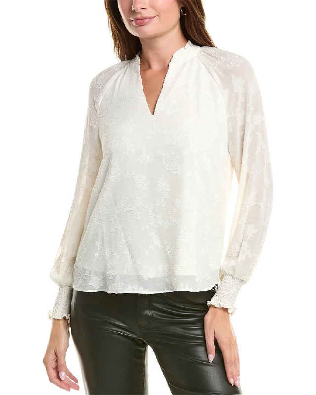 Nanette Nanette Lepore Pebble Crepe BlouseCasual Shirts