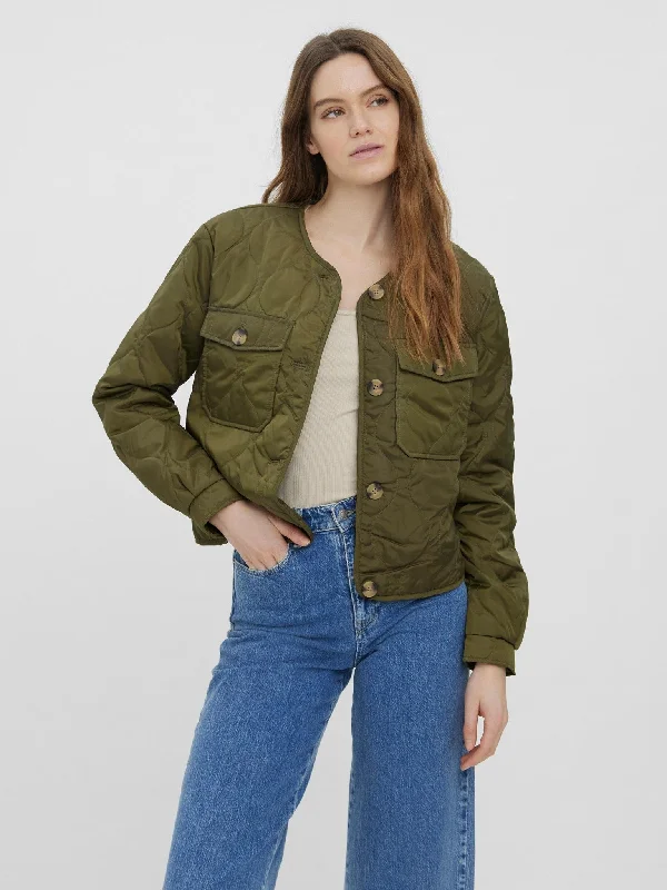 Nella Short Jacket - Dark OliveSki Jackets