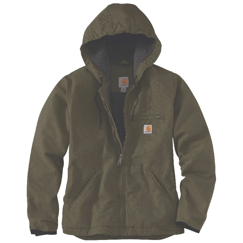 104292 - Carhartt Women's Washed Duck Sherpa Lined JacketCanvas Jackets