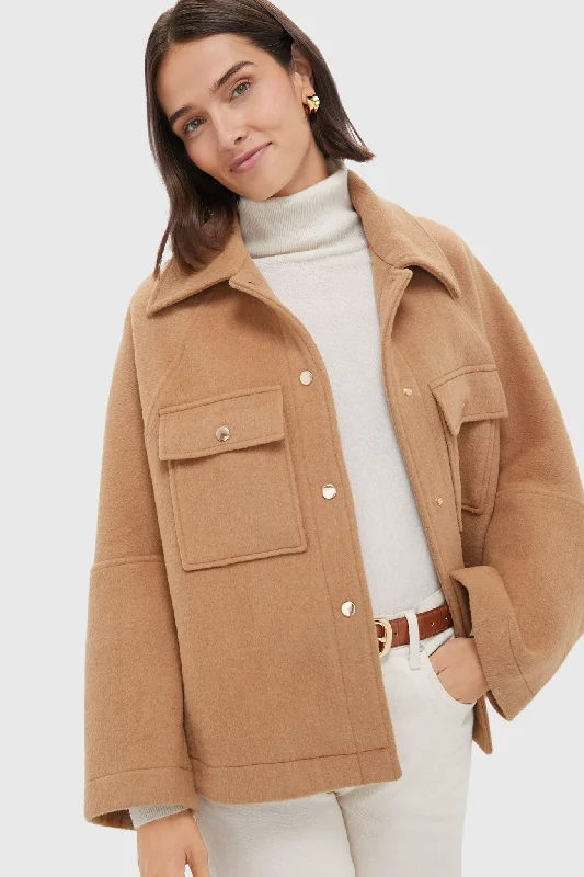 Camel Wool Cassidy JacketField Jackets