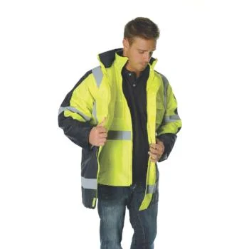 3998 DNC Hi-Vis Cross Back 2 Tone D/N “6 in 1” Contrast JacketRetro Jackets