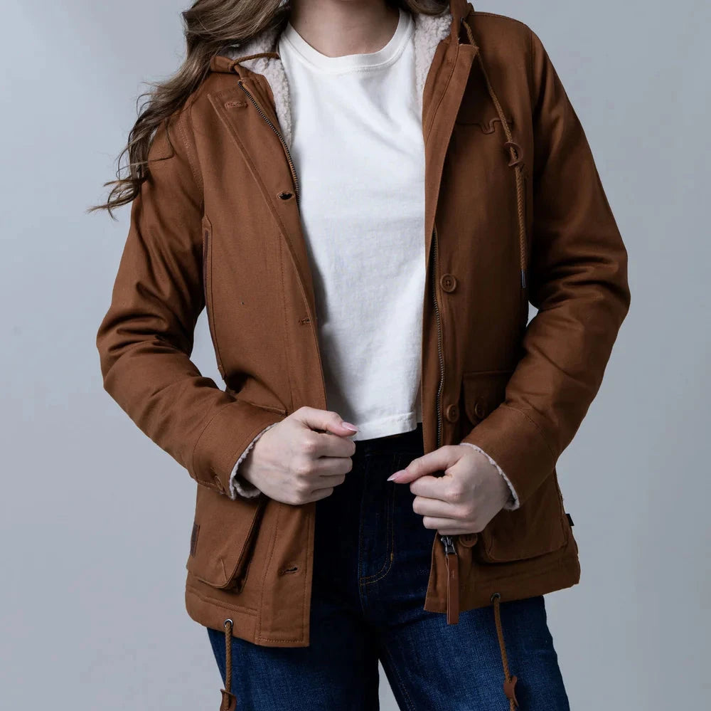 Kimes Ranch Women's AWA Jacket in BrownLace-Up Jackets